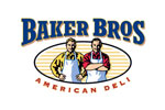 A baker bros. Logo with two men in aprons