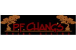 A black and red logo for p. F. Changs