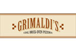 A logo of grimaldi 's coal brick oven pizzeria.