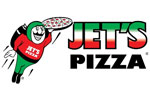 A logo of jet 's pizza